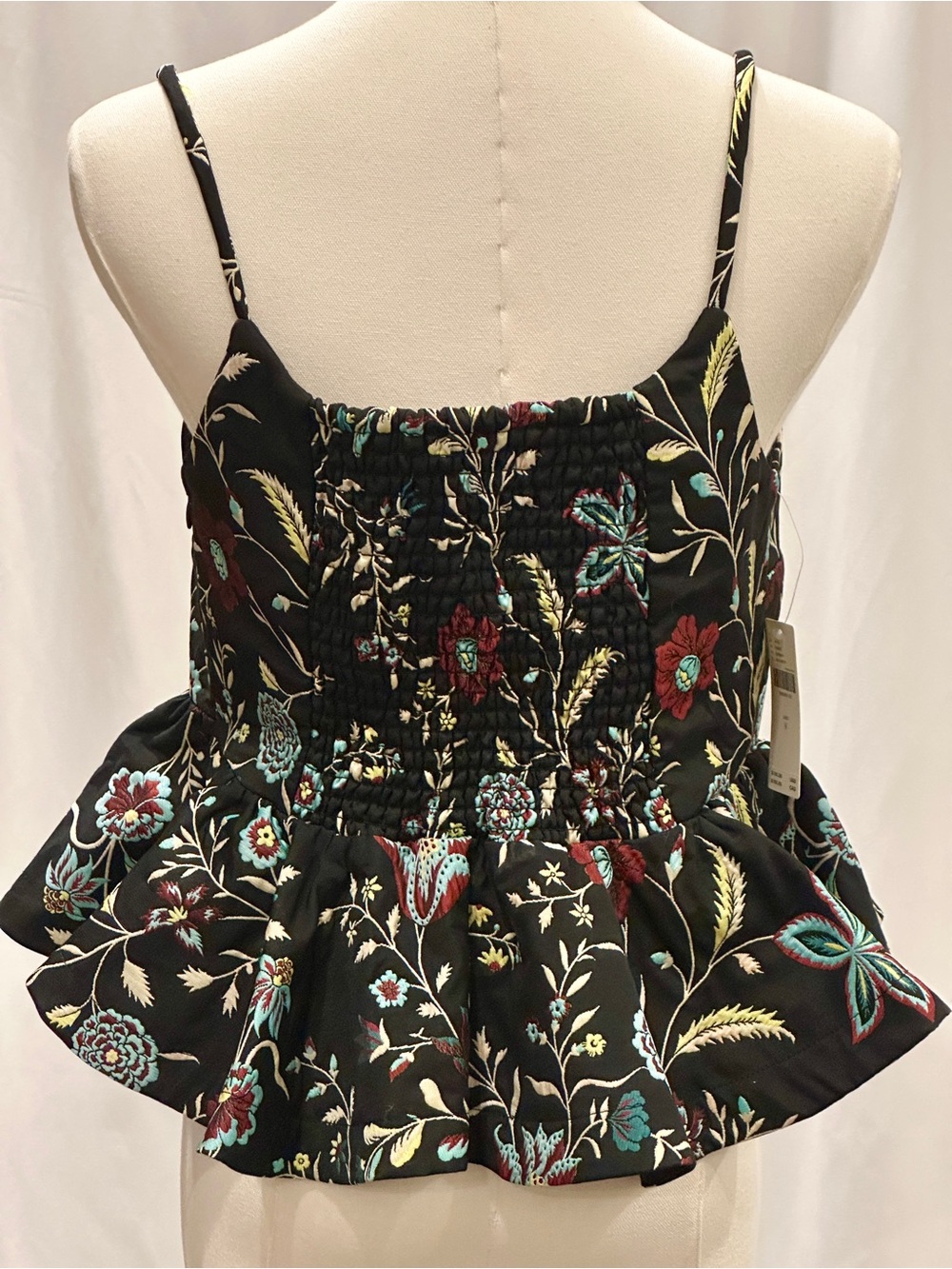 Anthropologie Floral Peplum Cami Top – New With Tags - Picture 4 of 12